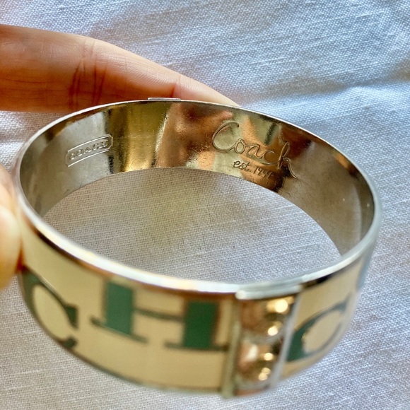 Coach - White & Blue Enamel Bracelet - Picture 6 of 8